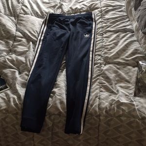 NWT Adidas navy snap pants